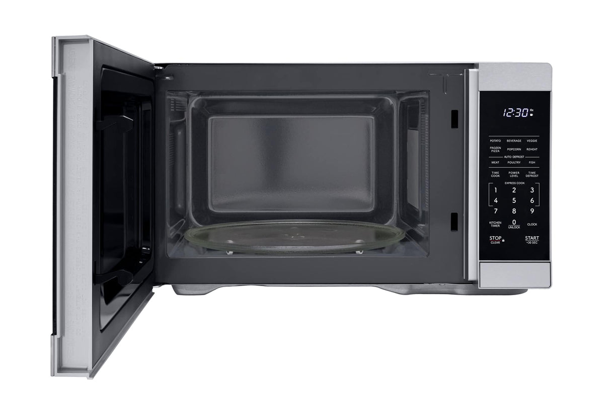 Sharp - 1.1 cu ft Countertop Microwave With Sensor Cooking - Stainless Steel