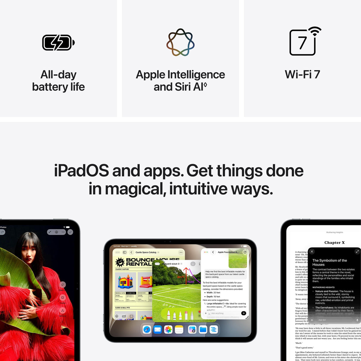 Apple - iPad mini (A20 Pro Chip) Wi-Fi 512GB Nano-texture glass - Midnight
