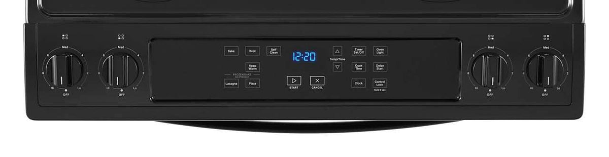 Whirlpool - 30 in. Wide 4 element 4.8 cu. ft. Electric Range - Black