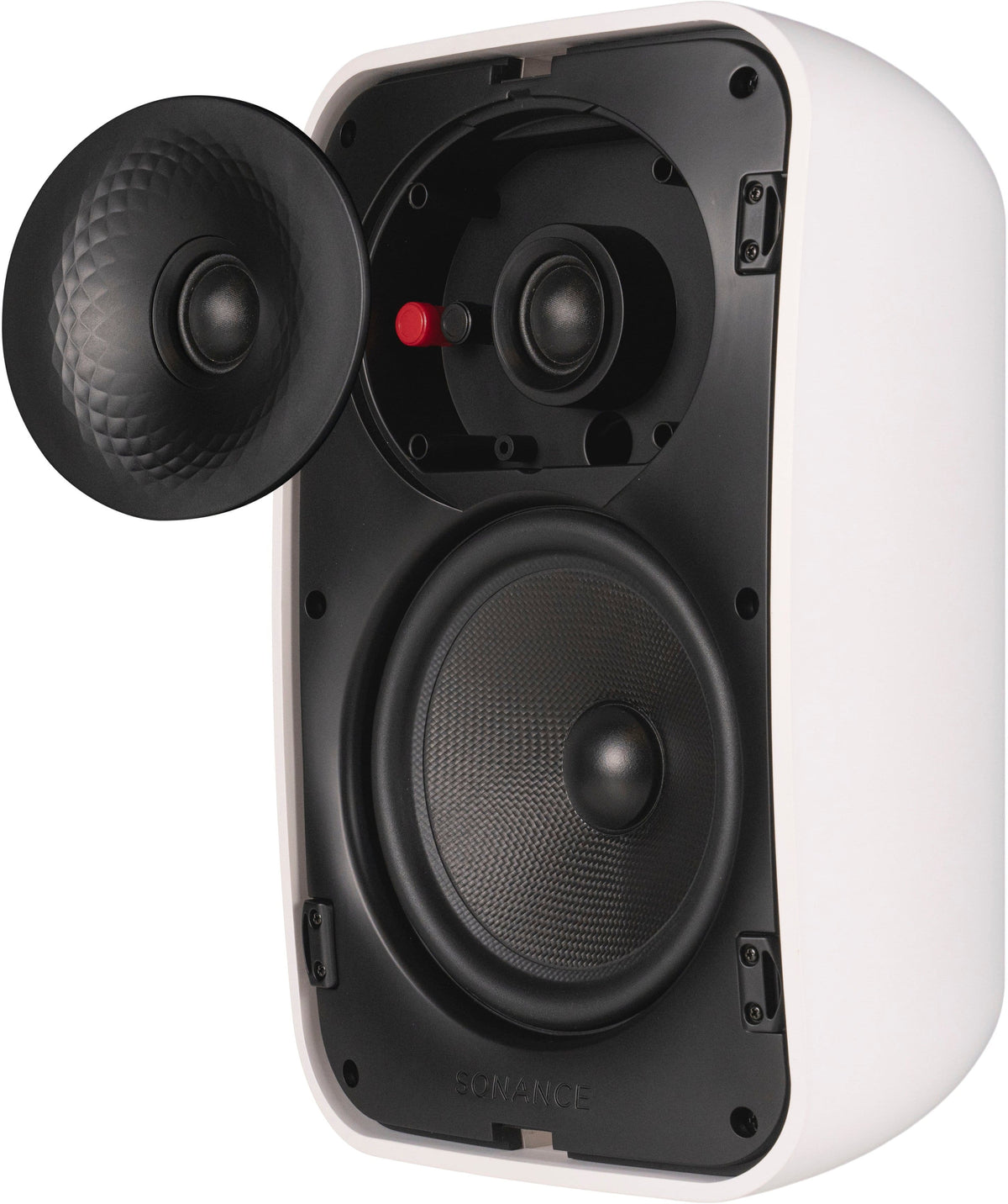 Sonance - MX86 - Mariner MX Series 8" 2-Way Outdoor Surface Mount Speakers (Pair) - Paintable White