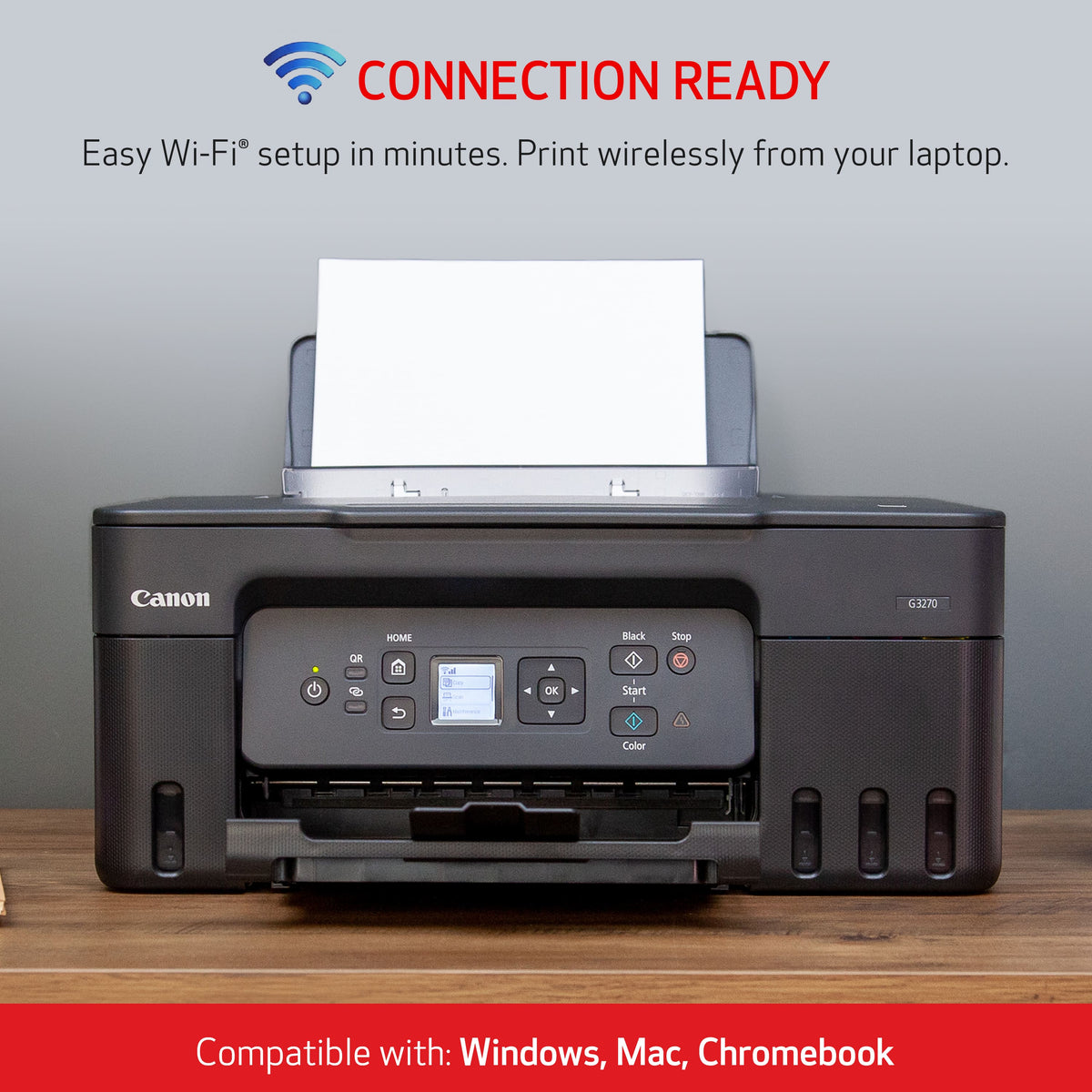 Canon - PIXMA Megatank G3270 Wireless All-In-One Supertank Inkjet Printer - Black