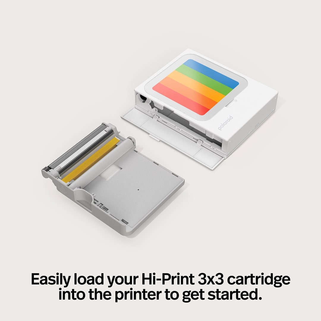 Polaroid - Hi-Print 3x3 Paper Cartridge - 30 Sheets - White