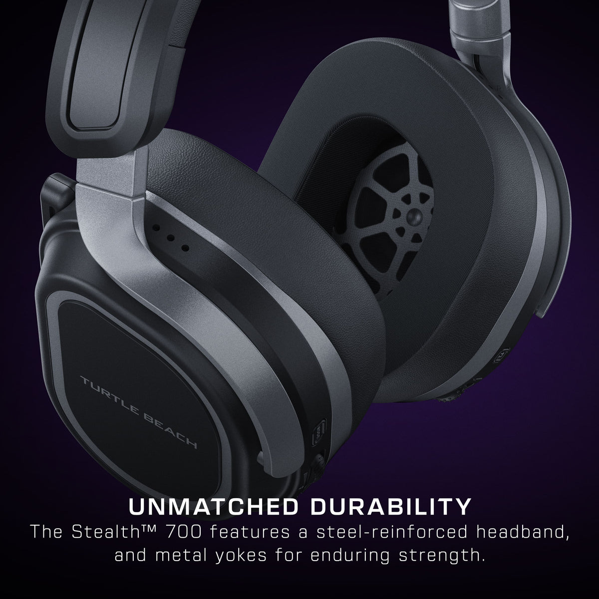 Turtle Beach - Stealth 700 Gen 3 Wireless Over-Ear Multiplatform Gaming Headset for PC, PS5, PS4, & Mobile with 80-Hr Battery - Black