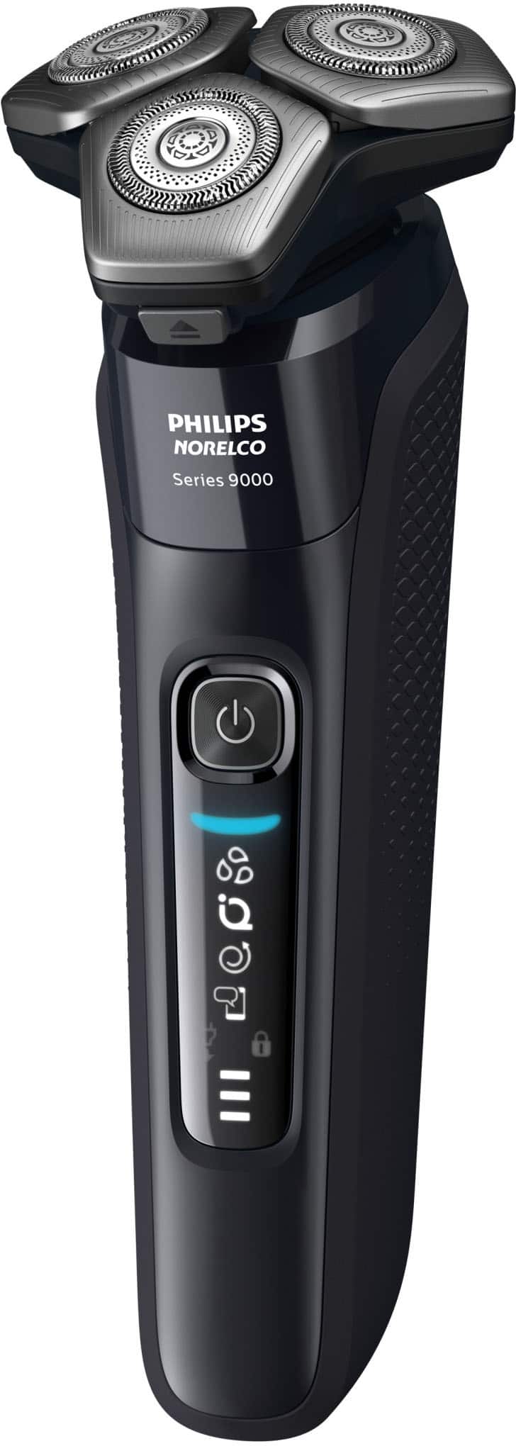 Philips Norelco - Rechargeable Electric Shaver 9600 with Extra Shave Heads Included S9507/87 - Black