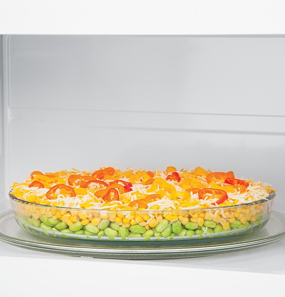 Hotpoint - 1.6 Cu. Ft. Over-the-Range Microwave with Convenience Cooking Controls - White