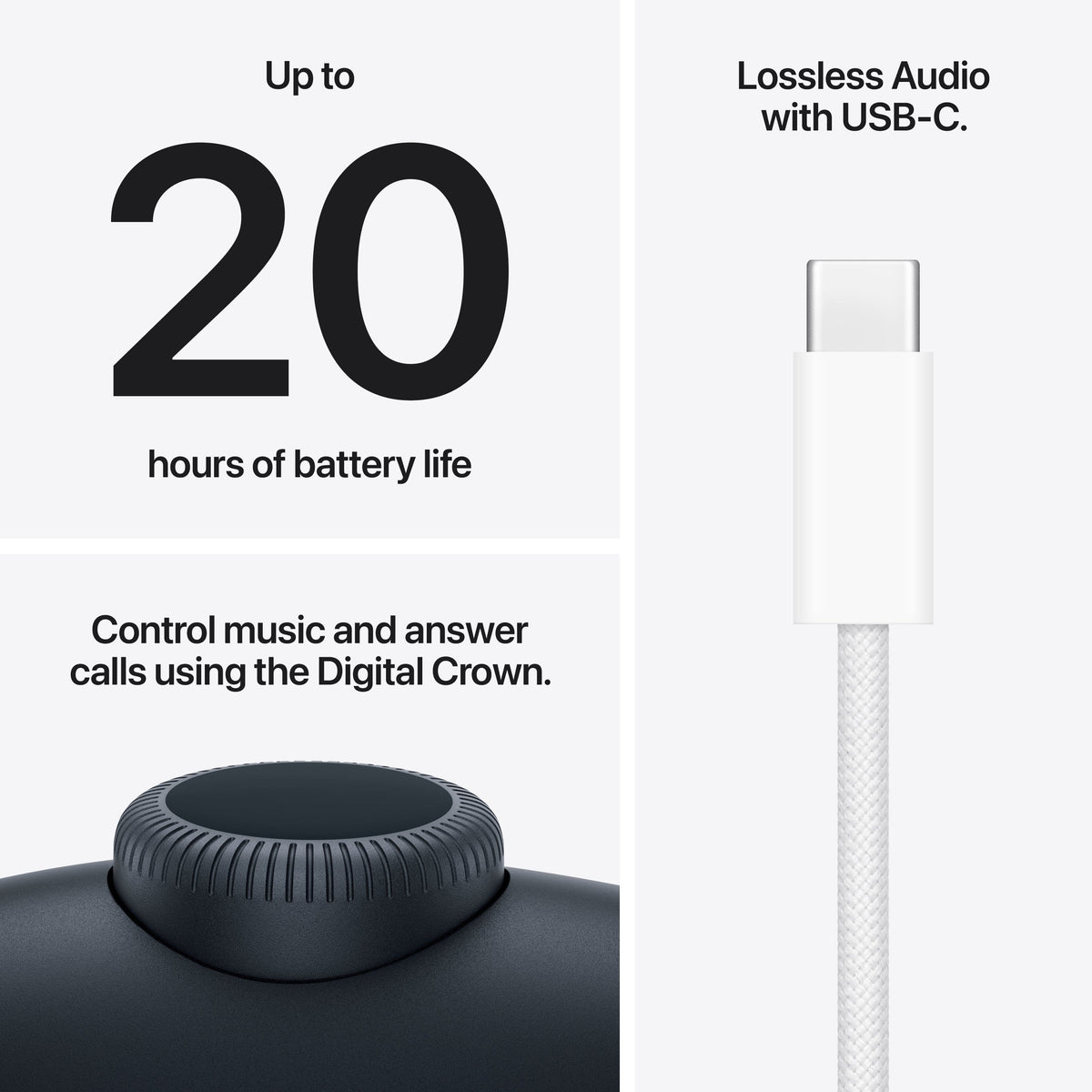 Apple - AirPods Max 2 (USB-C) - Midnight