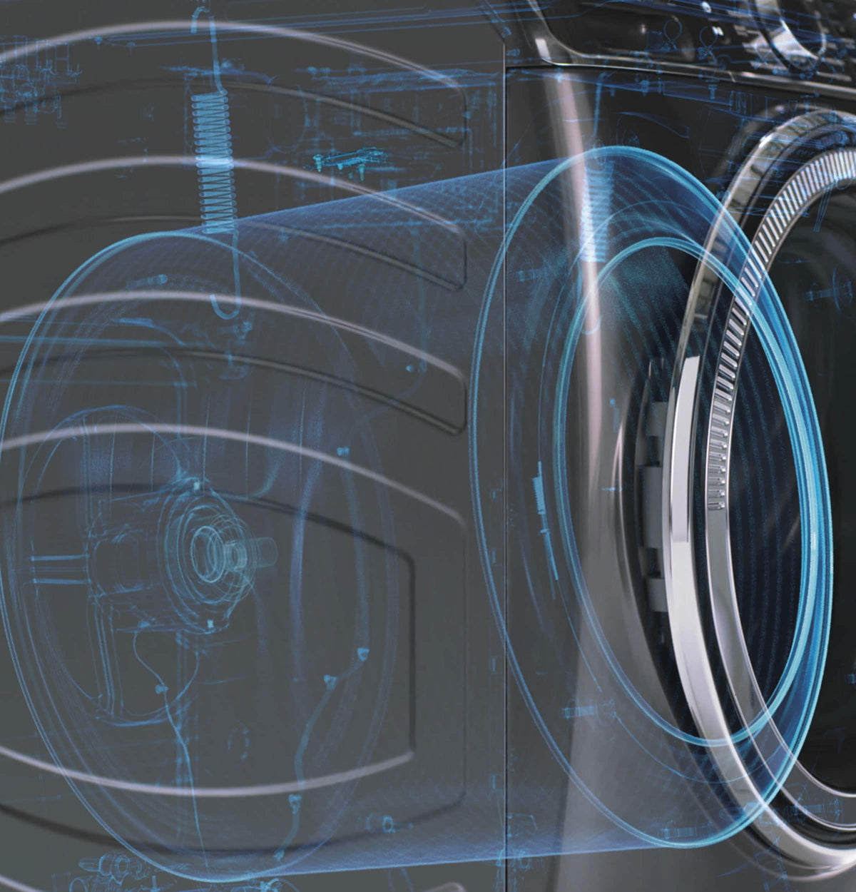 GE - 4.6 Cu. Ft. High-Efficiency Stackable Smart Front Load Washer with Microban Antimicrobial Technology - White