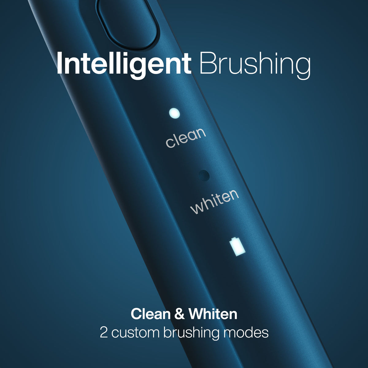AquaSonic - Icon ADA-Accepted Rechargeable Toothbrush- Magnetic Holder & Slim Travel Case - 2 Brushing Modes & Smart Timers - Navy