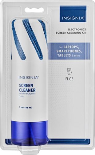 Insignia™ - 5 oz. Screen Cleaning Solution - Blue