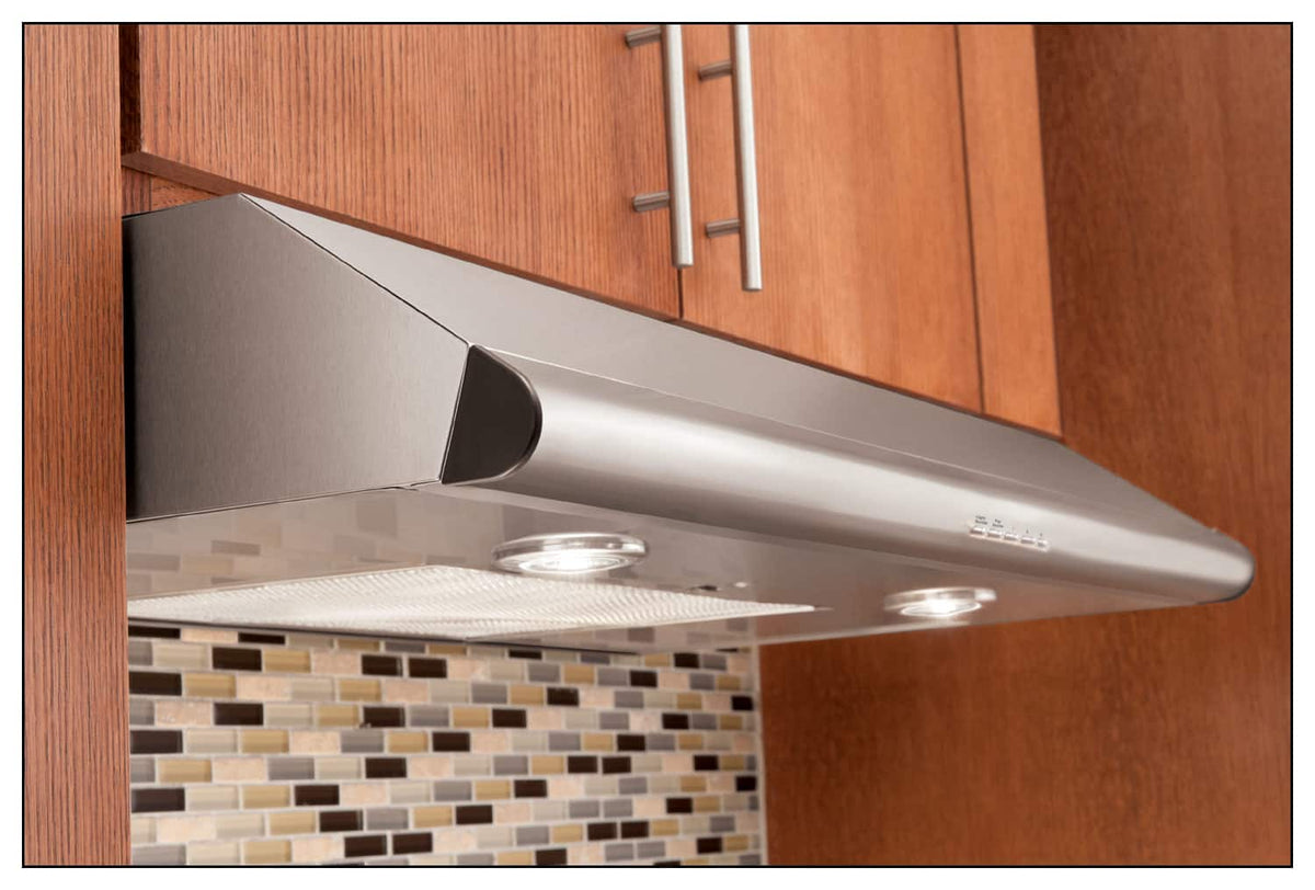Frigidaire - 36 inches - Convertible - Under cabinet Range Hood - Stainless Steel