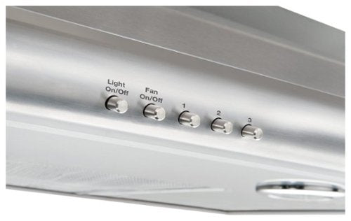 Frigidaire - 36 inches - Convertible - Under cabinet Range Hood - Stainless Steel