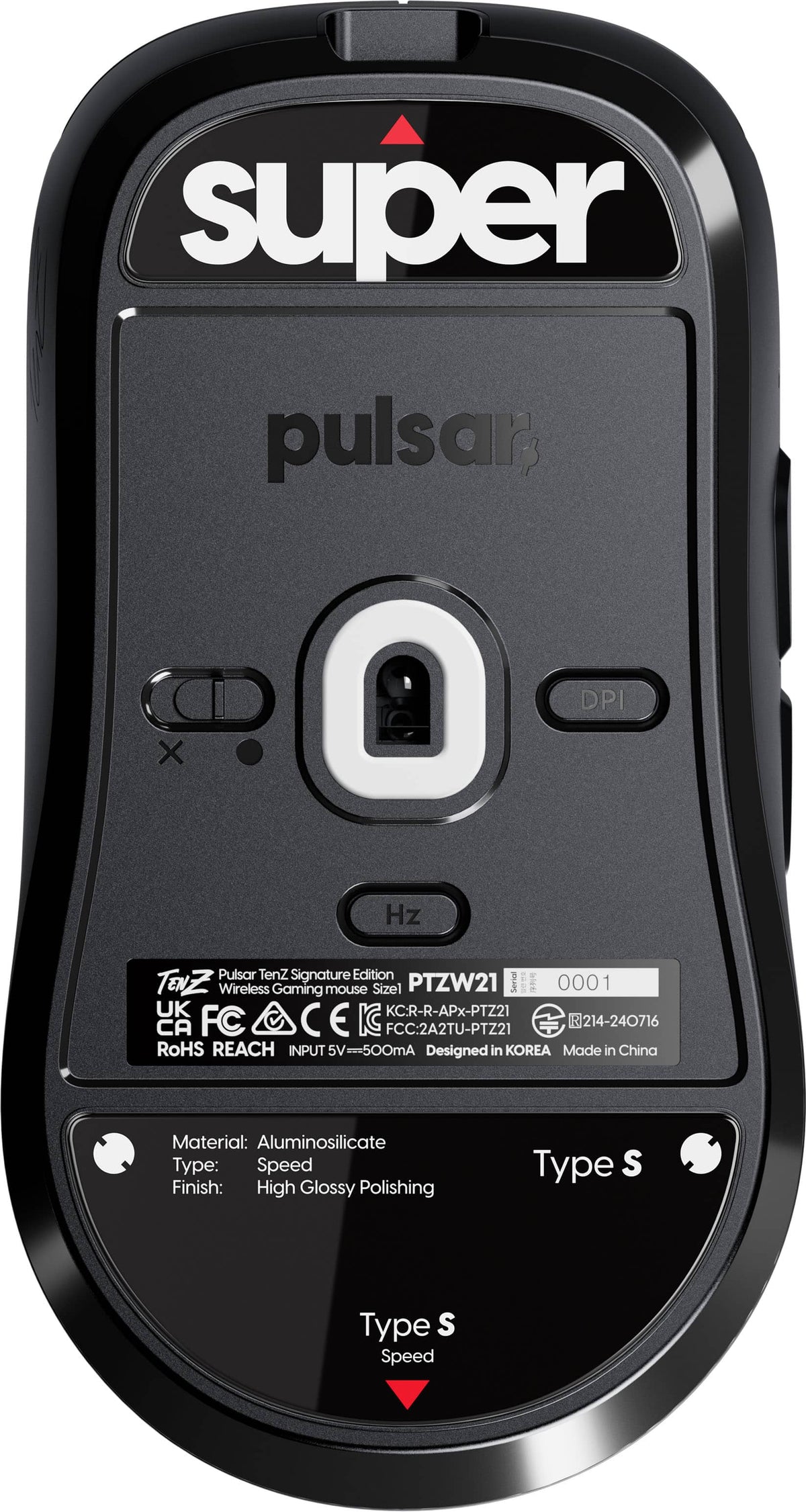 Pulsar - Superglide Type-S for TenZ Signature Edition - Black