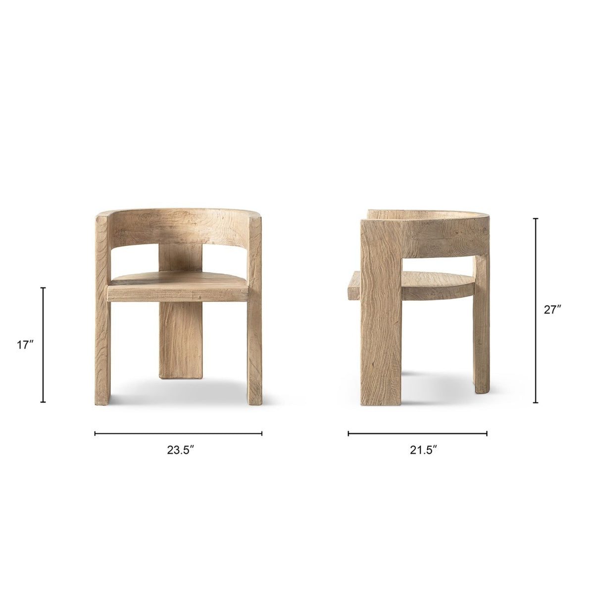 Soren - Silla de comedor curvada Accent