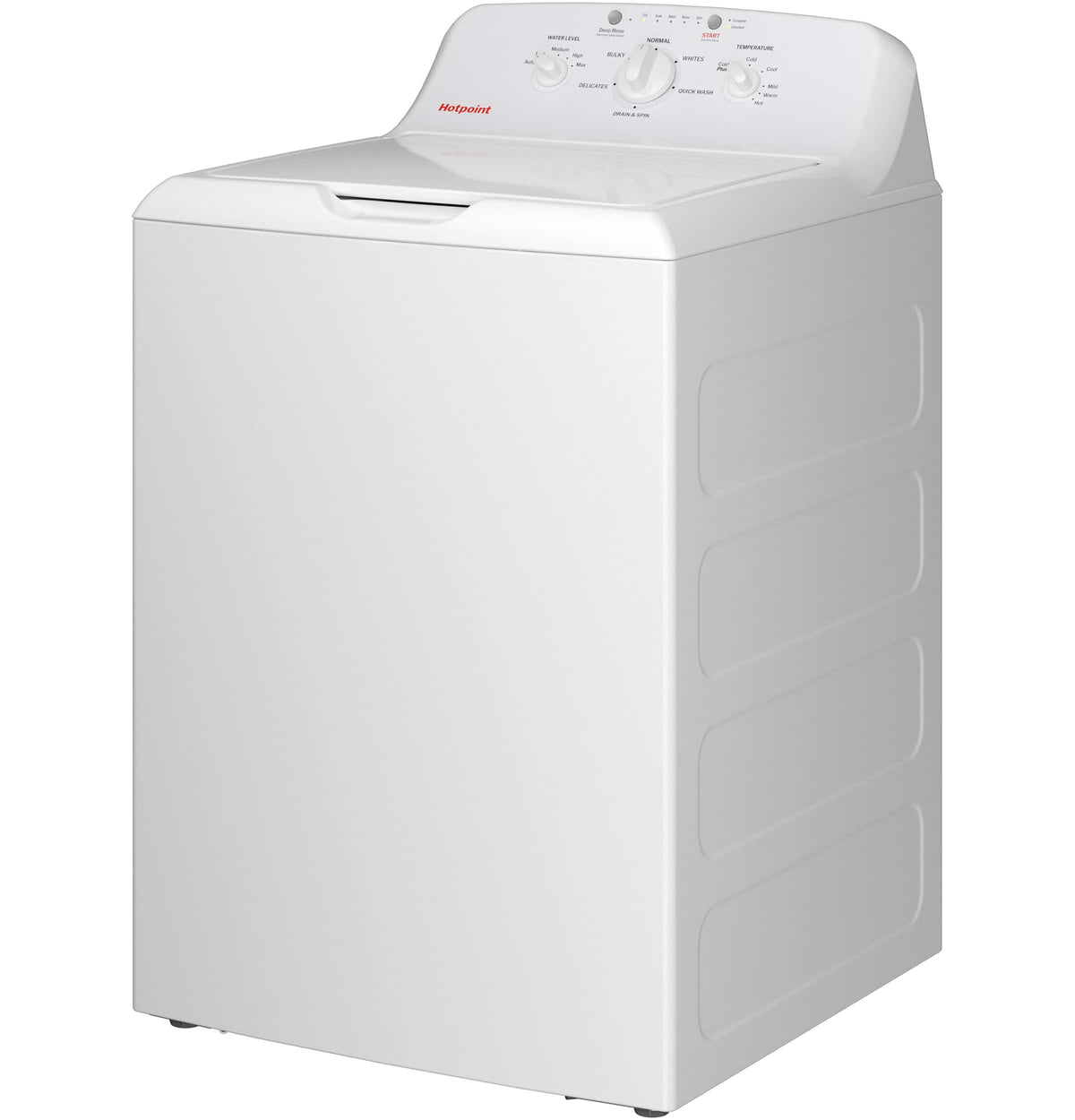 Hotpoint - 4.0 Cu. Ft. High-Efficiency Top Load Washer with Cold Plus - White