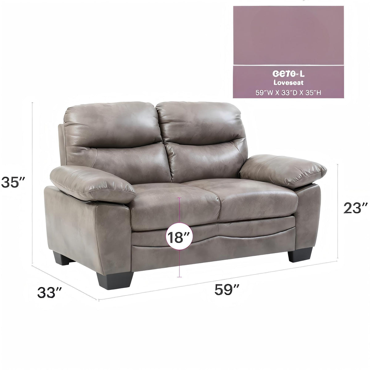 Marta - Loveseat