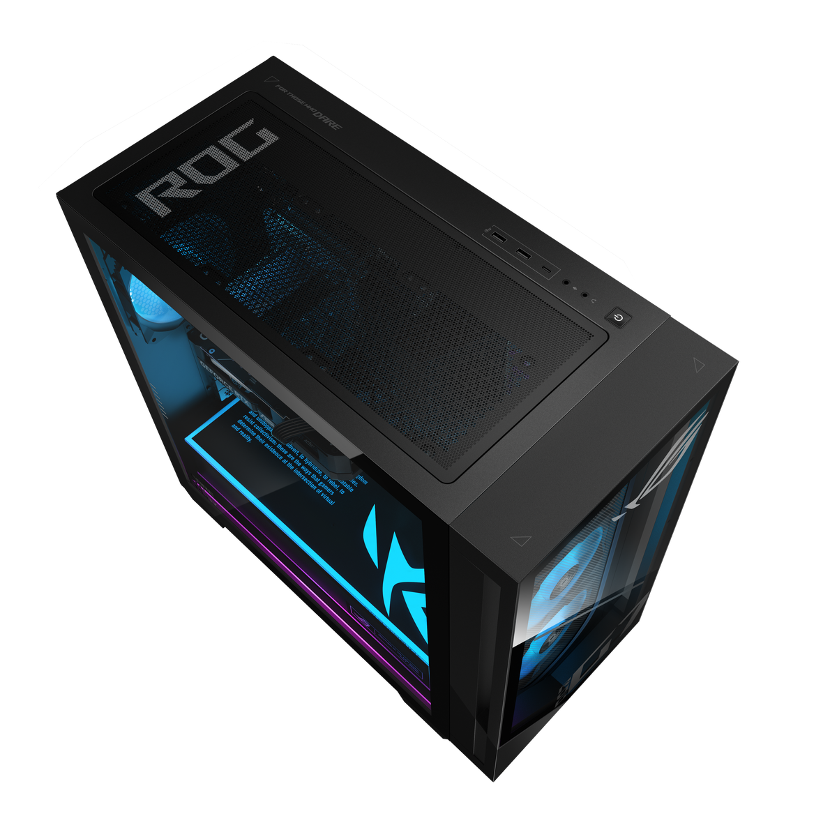 ASUS - ROG G700 Gaming Desktop - Intel Core Ultra 5 225F (2025) - 16GB Memory - NVIDIA GeForce RTX 5060 8GB - 1TB Storage - Black