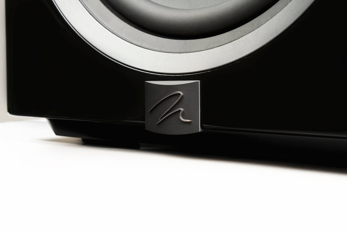 MartinLogan - Dynamo 10, 10” Sealed, Powered Subwoofer, with Magnitude MT-1kW Amplifier, Sub Control App, and Wireless Built-In - Gloss Black