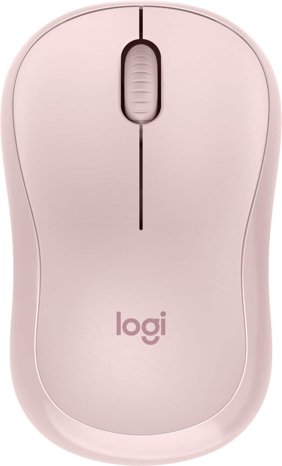 Logitech - M220 SILENT Wireless Optical Ambidextrous Mouse - Wireless - Rose