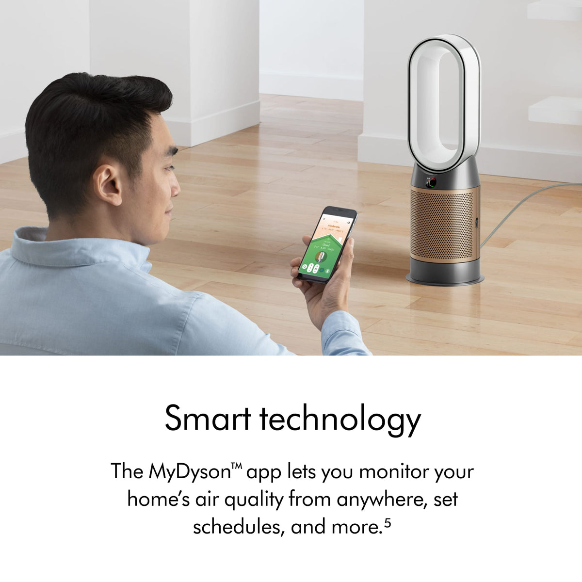 Dyson - Purifier Hot+Cool HP2 De-NOx​ - White/Gold