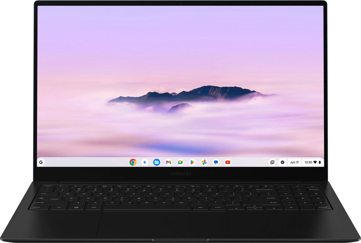 Samsung - Galaxy Chromebook Plus 15.6” with Google AI - AMOLED display - Intel Core 3 - 8GB Memory 256GB Storage - Neptune Blue