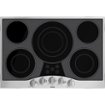 Viking - 31 in. Wide 5 Element Electric Cooktop - Stainless Steel