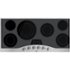 Viking - 45 in. Wide 5 Element Electric Cooktop - Stainless Steel