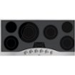 Viking - 45 in. Wide 5 Element Electric Cooktop - Stainless Steel