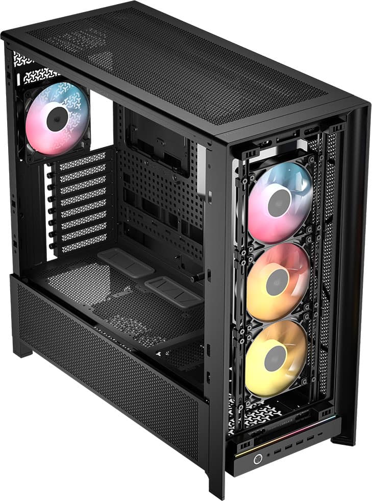 CORSAIR - 5000D RS ARGB Mid-Tower Modular PC Case - Black