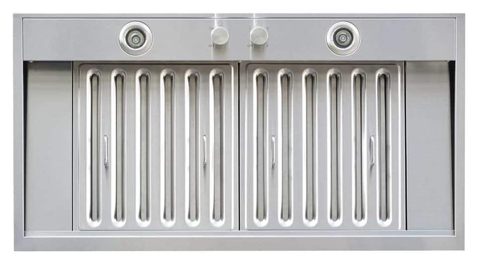 Windster Hoods - 36 inches - Externally Vented - Range Hood Insert - Stainless Steel