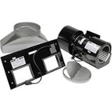 Viking - 1200 CFM Interior-Power Ventilator Kit - Black