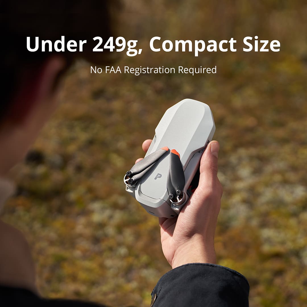 Potensic - ATOM 2 Fly More Combo Drone with Remote Controller - Gray