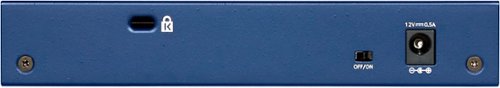 NETGEAR - 8-Port 10/100/1000 Gigabit Ethernet Unmanaged Switch - Blue