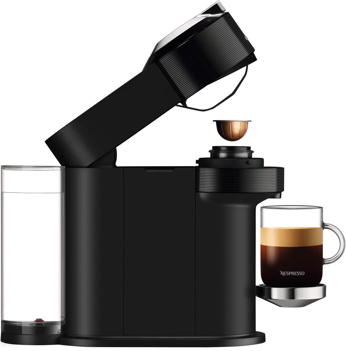 Nespresso - Vertuo Next Premium by Breville with Aeroccino3 - Classic Black
