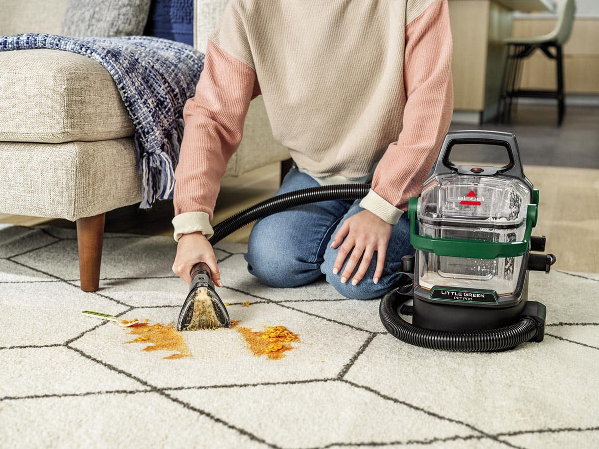 BISSELL - Little Pet Pro Portable Carpet Cleaner - Green