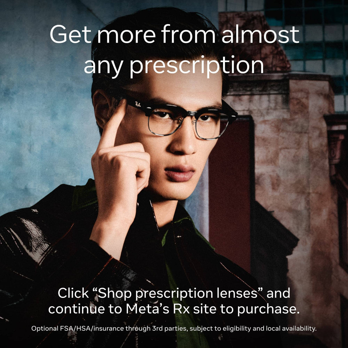 Ray-Ban Meta - Audio Burbank, Audio-Only AI Glasses - Transitions Graphite Green Lenses - Matte Black