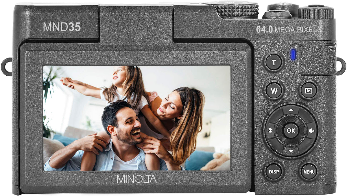 Minolta - MND35 64.0 Megapixel 4K Video Digital Camera - Black
