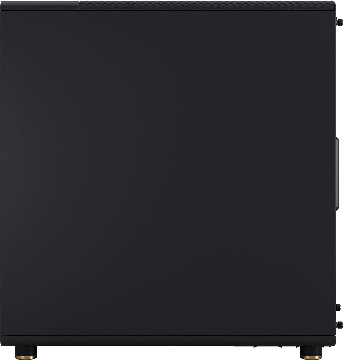 Fractal Design - North Charcoal Black with Walnut Front and Mesh Side Panel Mid-Tower PC Case - Black