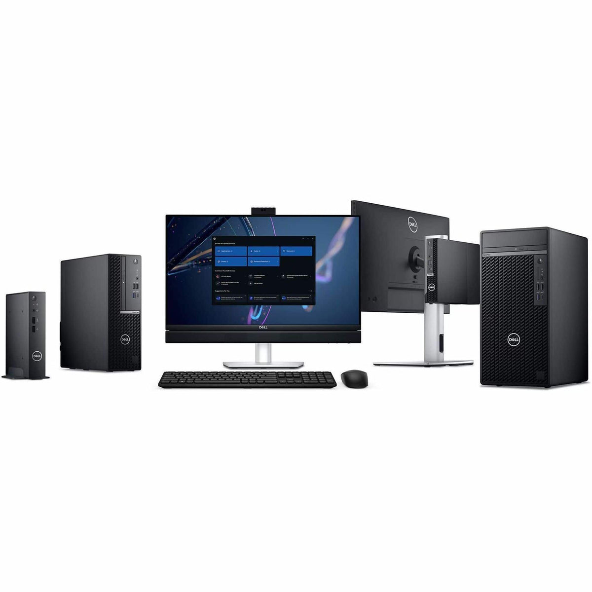Dell - OptiPlex 7000 Desktop - Intel Core i5 - 8GB Memory - 256GB SSD - Black