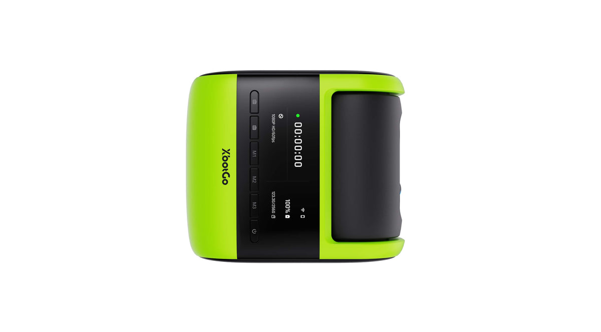 XbotGo - Falcon AI Sports Camera, 4K Auto-Tracking Action Cam for Team Sports, Dual Lens with Live Streaming, No Subscription - Edge Green