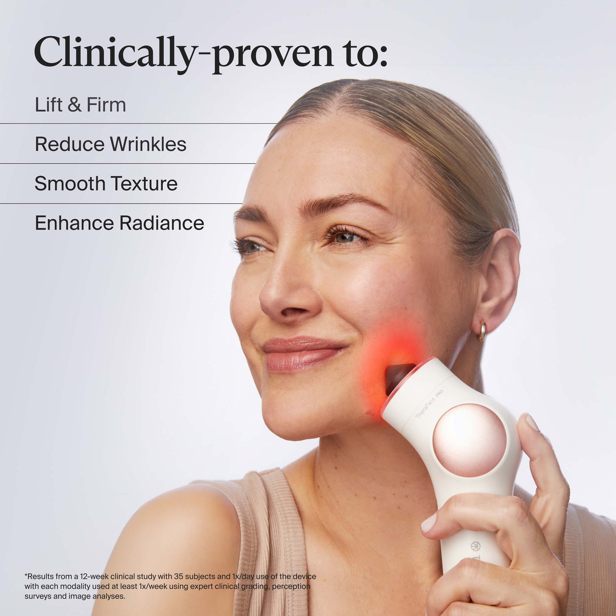 Therabody - TheraFace PRO – All-In-One Skincare Device With 8 Clinically-Proven Treatments For Healthier-Looking, Glowing Skin - White