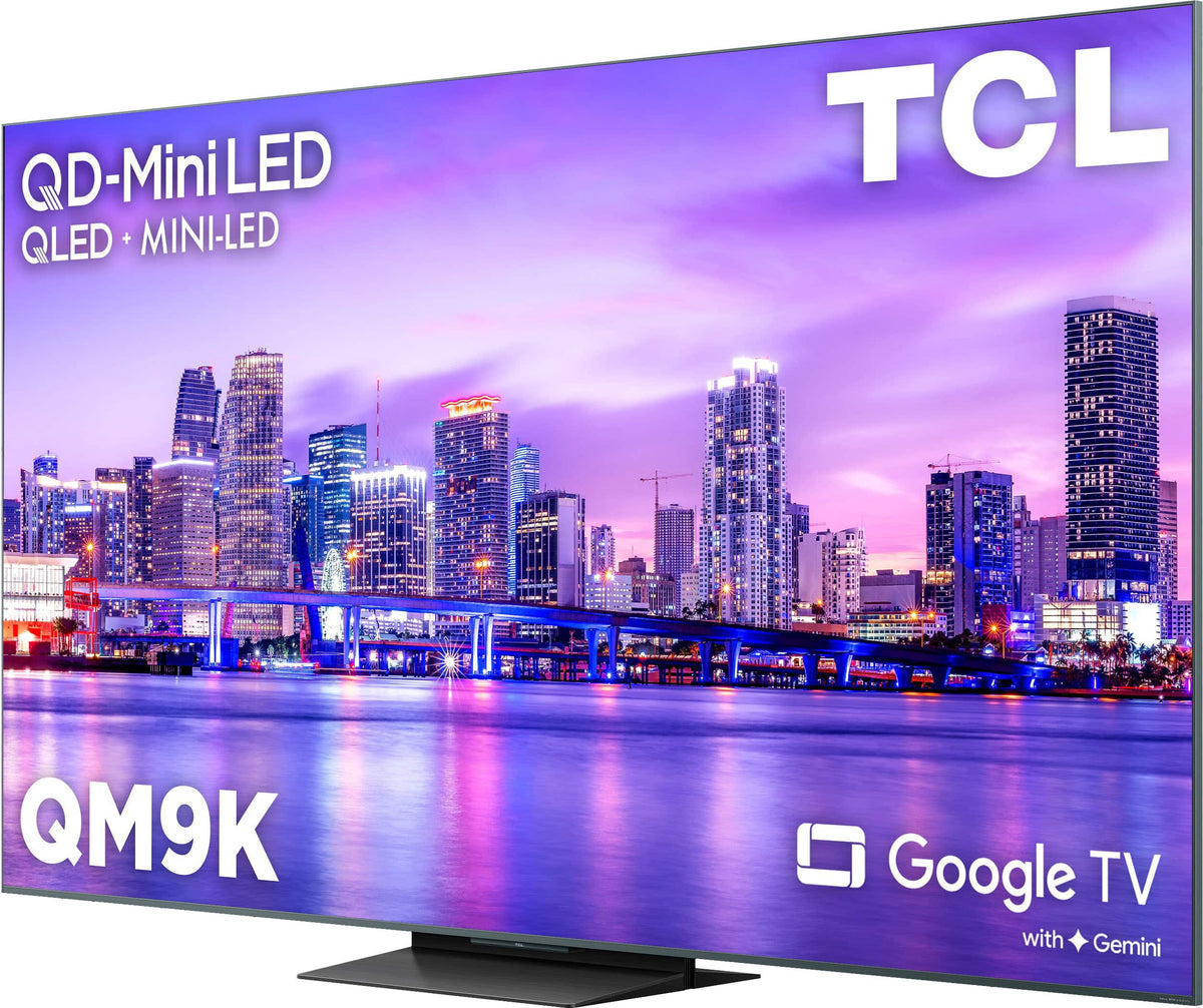 TCL - 85" Class QM9K Series 4K UHD HDR QD-Mini LED Smart TV with Google TV (2025)