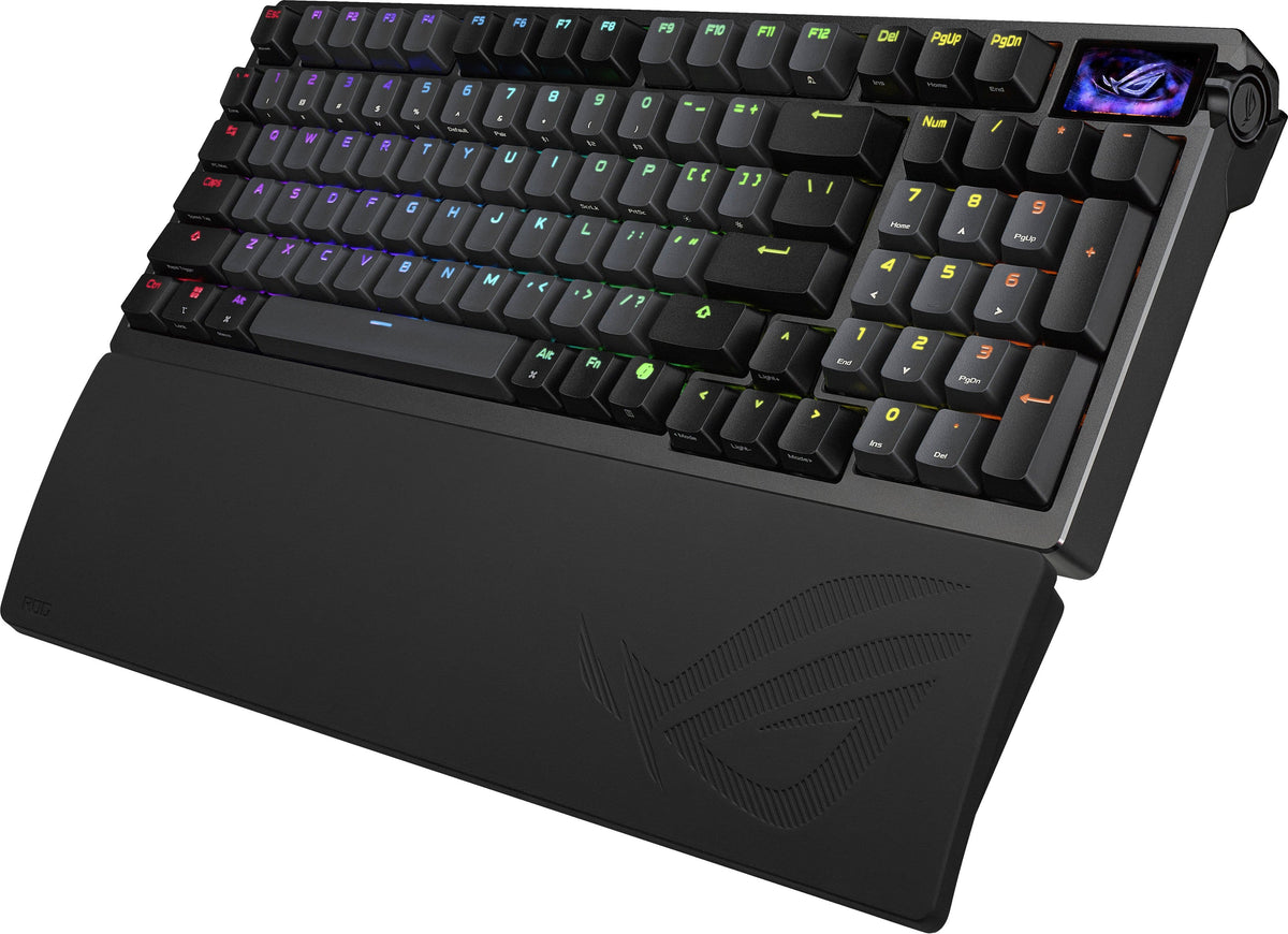 ASUS - ROG Azoth 96% Wireless Magnetic Hall Effect RGB Gaming Keyboard with Hot-Swappable ROG HFX V2 Switches - Black
