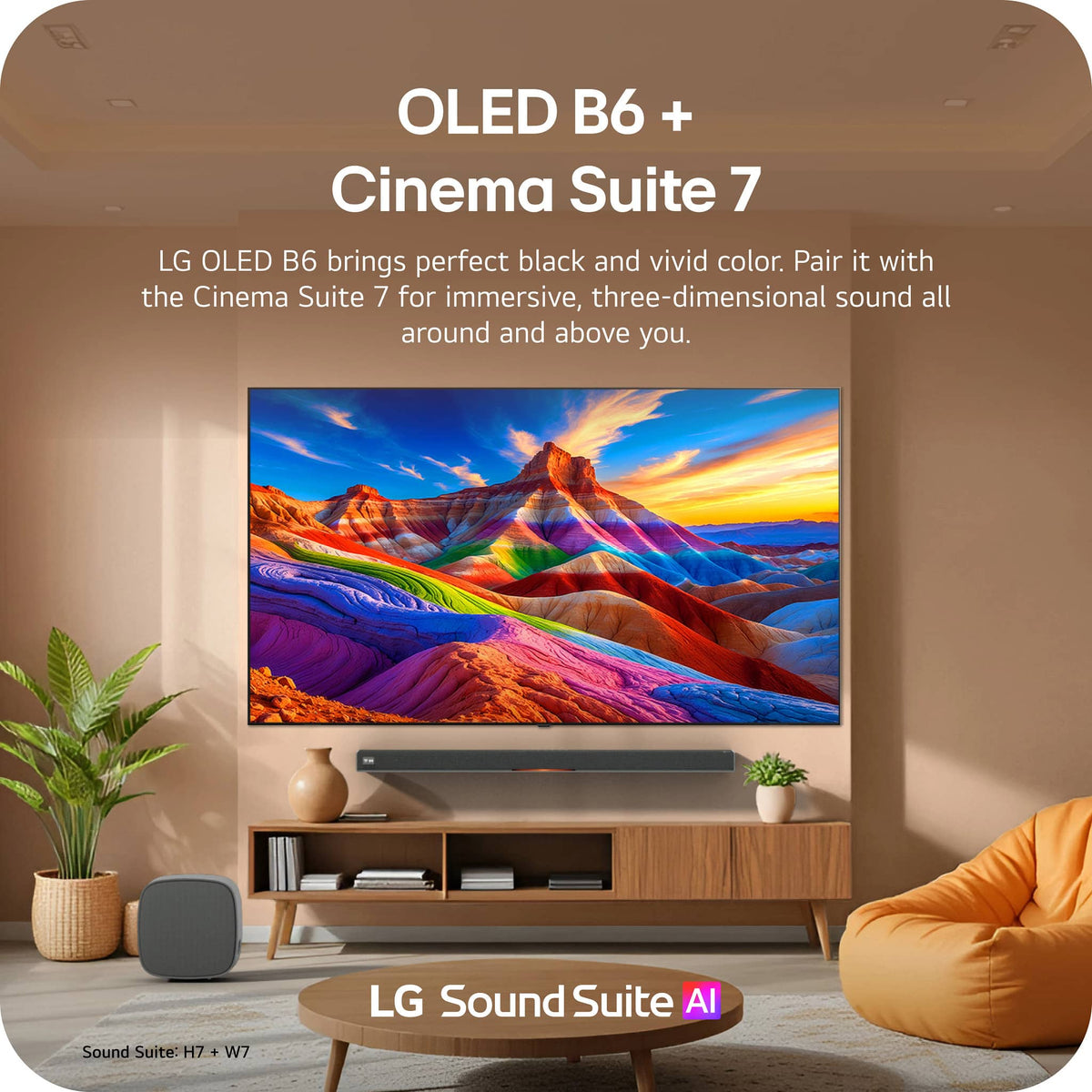 LG - 77" Class B6 OLED AI 4K Smart webOS TV with Perfect Black, Vivid Color and Magic Remote   (2026)