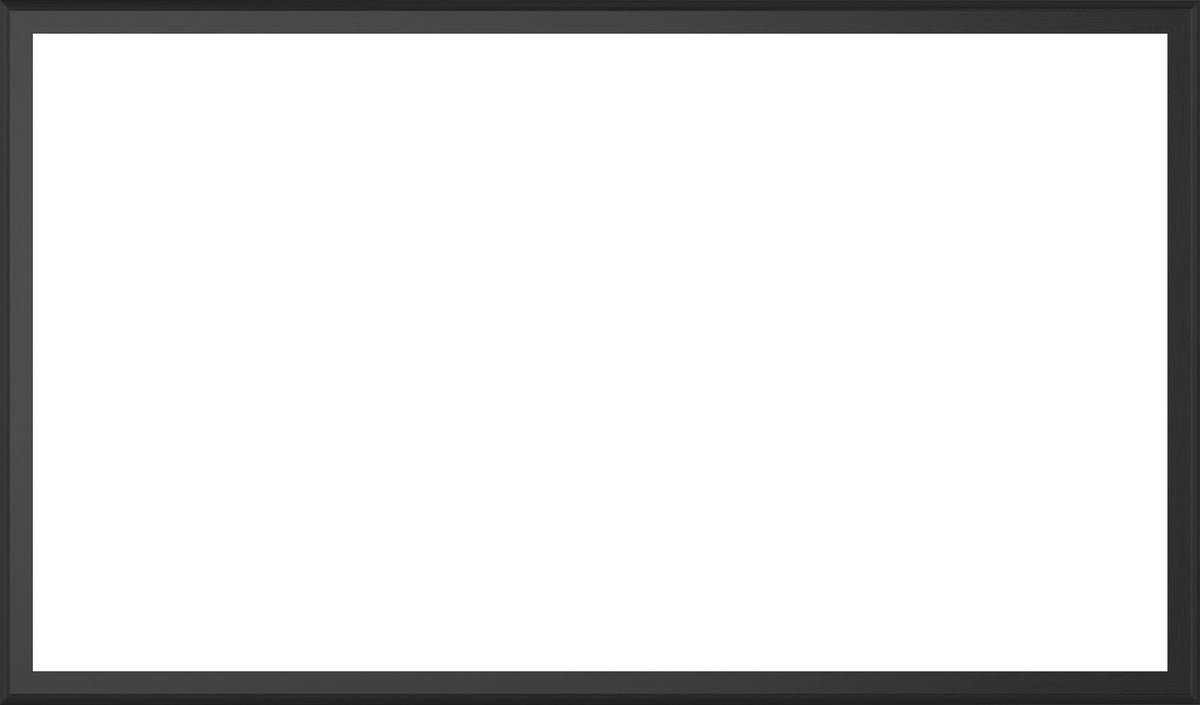 Deco TV Frames - Alloy Scoop Bezel for Samsung The Frame and Frame Pro TV - 55" - Anodized Black