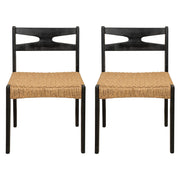 Dining Side Chairs, Indoor Outdoor Armless Chair (Set of 2)