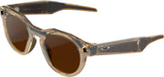 Oakley Meta - HSTN glasses - with Meta AI, Audio, Photo, Video Compatibility - Clear to Brown Transition Lenses - Light Curry