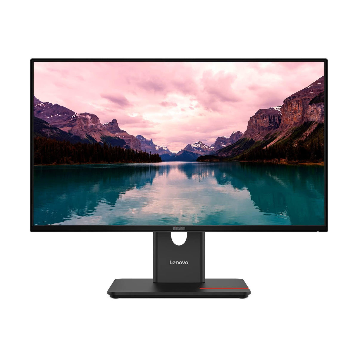 Lenovo - ThinkVision 23.8" IPS LED FHD 48hz - 120hz Monitor (HDMI, USB, DP, VGA) - Eclipse Black