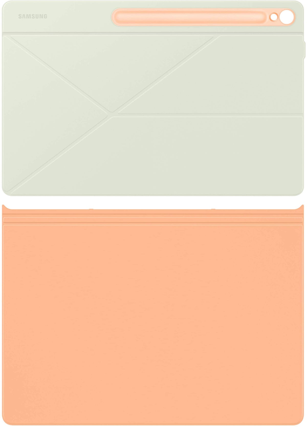 Samsung - Galaxy Tab S10 FE+ Smart Book Cover - Orange