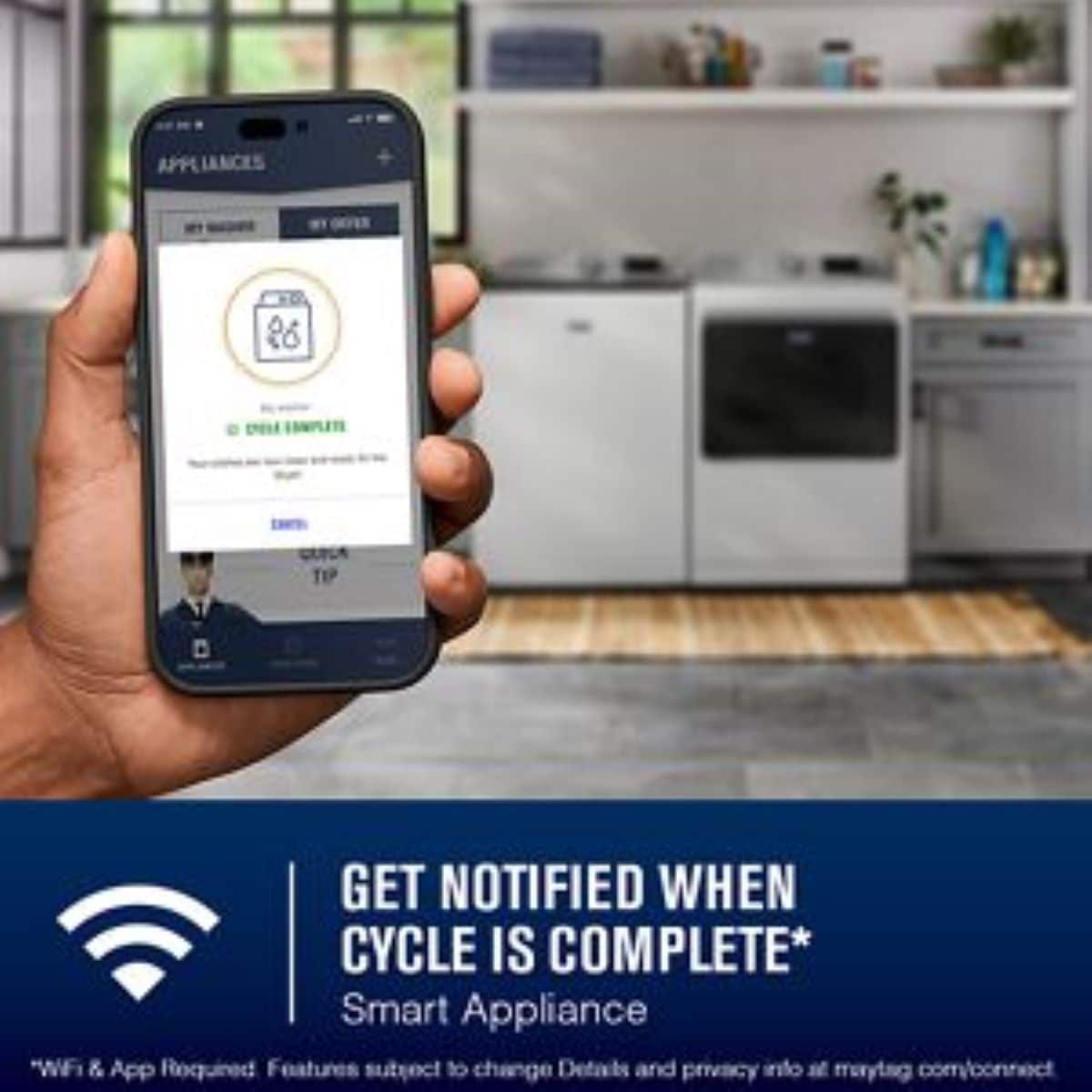 Maytag - 7.4 Cu. Ft. Smart Electric Dryer with Extra Power and Advanced Moisture Sensing - White