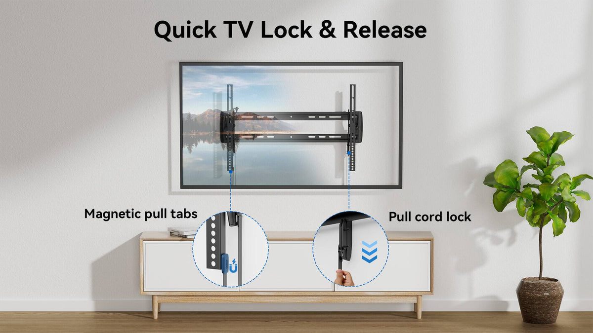 ErgoAV - 37″-86″ Tilt TV Mount - Black